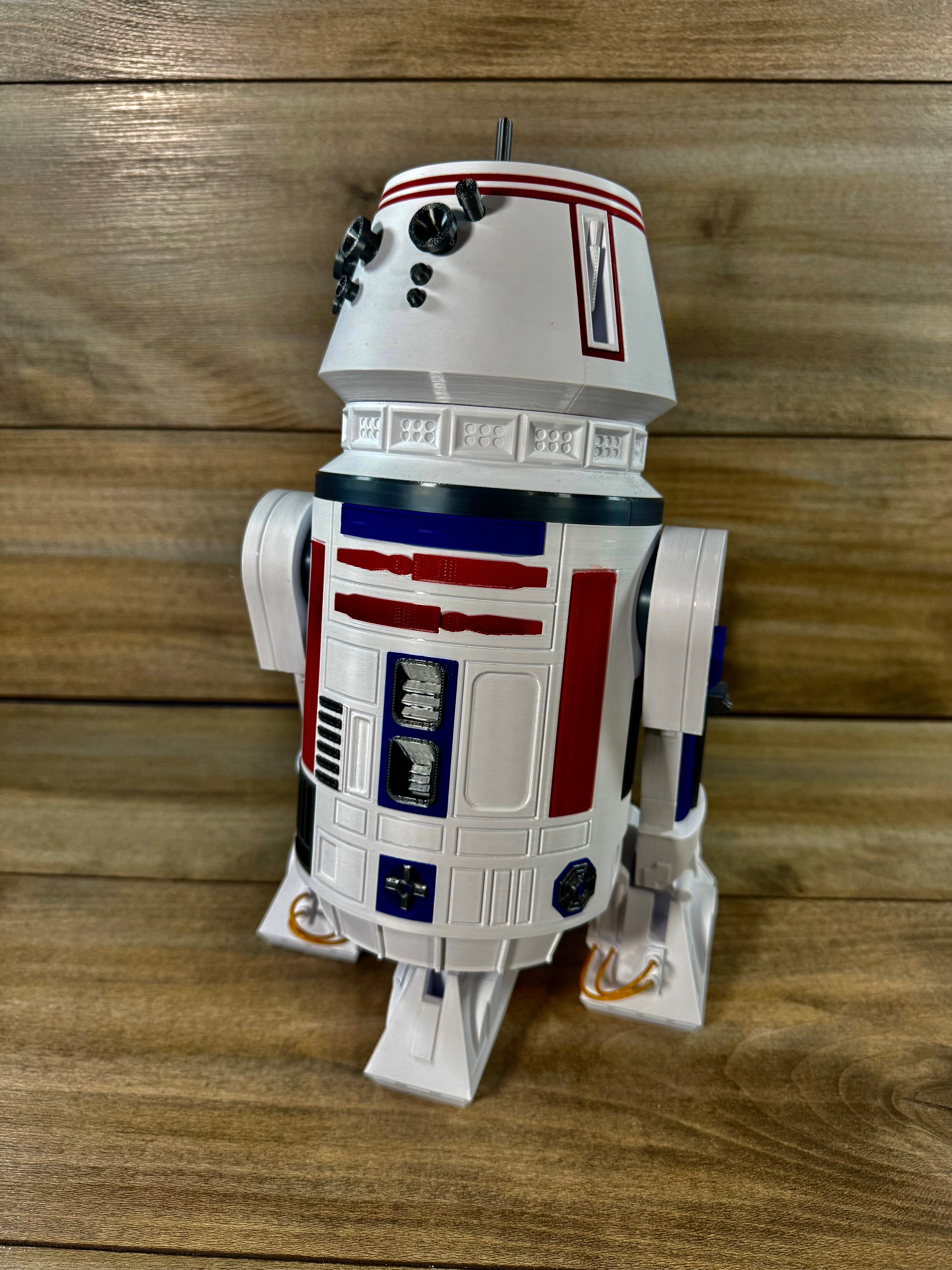 R5-D4 Astromech Droid Figurine | 3D Printed Sci-Fi Collectible